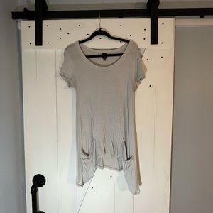 Blue Label SAKS Fifth Avenue Gray T-shirt